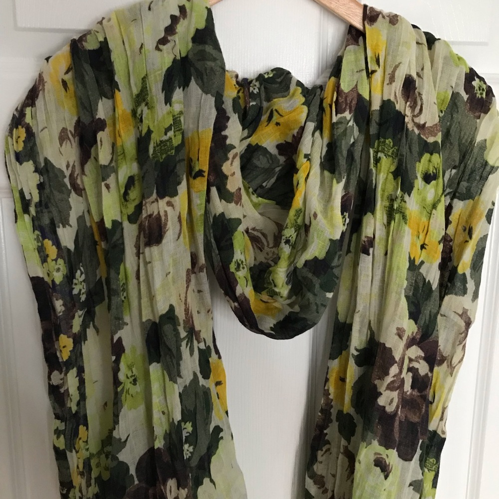 Madewell scarf in fall colors